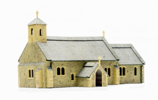 C029 OO VILLAGE CHURCH PLASTIC KIT