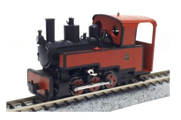 MTR1082 HOE DECAUVILLE 0-6-0T PROGRES RED