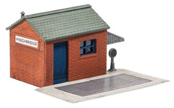 SS16 OO WEIGHBRIDGE/HUT PLASTIC KIT