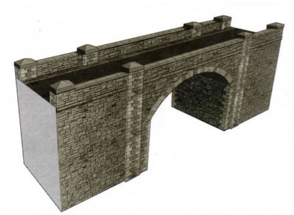 SQA16 OO STONE BRIDGE/TUNNEL CARD KIT