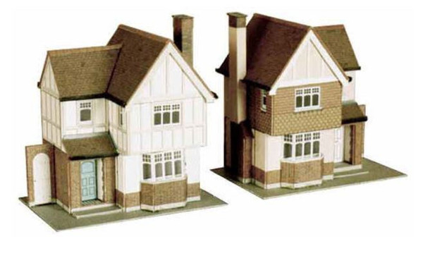 SQB23 OO 2 DETACHED HOUSES CARD KIT