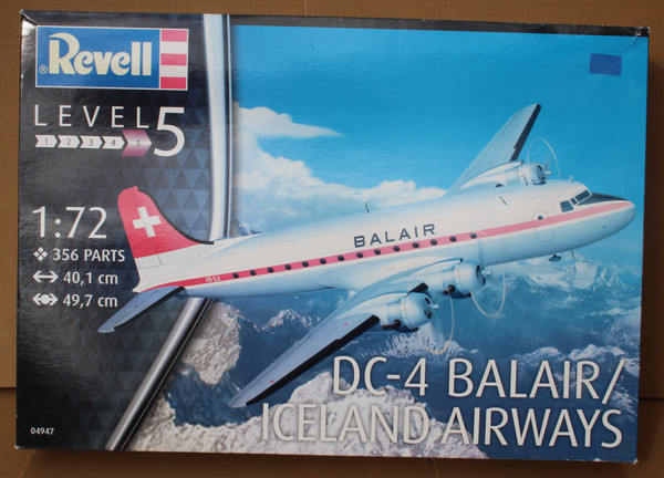 R04947 1/72 DC-4 BALAIR/ICELAND AIRWAYS PLASTIC KIT