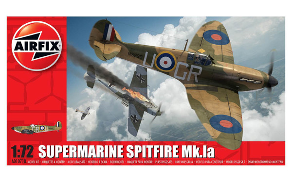 A01071B 1/72 SUPERMARINE SPITFIRE MK.1A PLASTIC KIT