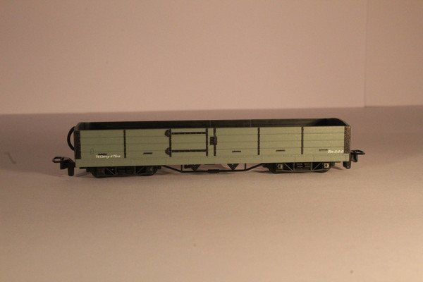 GR-230U OO9 L/B 8 TON BOGIE OPEN WAGON L/B GREY, NO MARKINGS