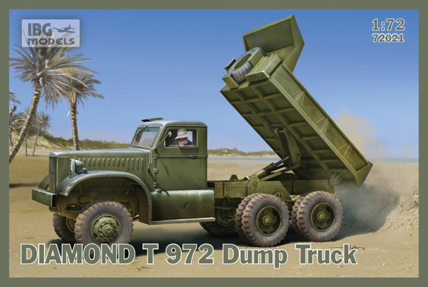 IBG72021 1/72 DIAMOND T 972 DUMP TRUCK PLASTIC KIT