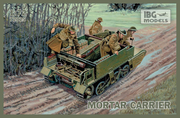 IBG72025 1/72 UNIVERSAL CARRIER MKII WITH MORTAR PLASTIC KIT