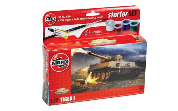 A55004 1/72 TIGER 1 STARTER SET PLASTIC KIT