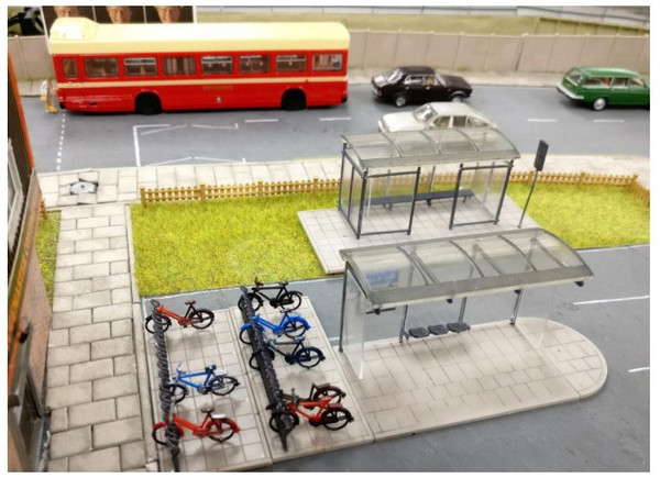 GM423 OO FORDHAMPTON BUS SHELTERS PLASTIC KIT