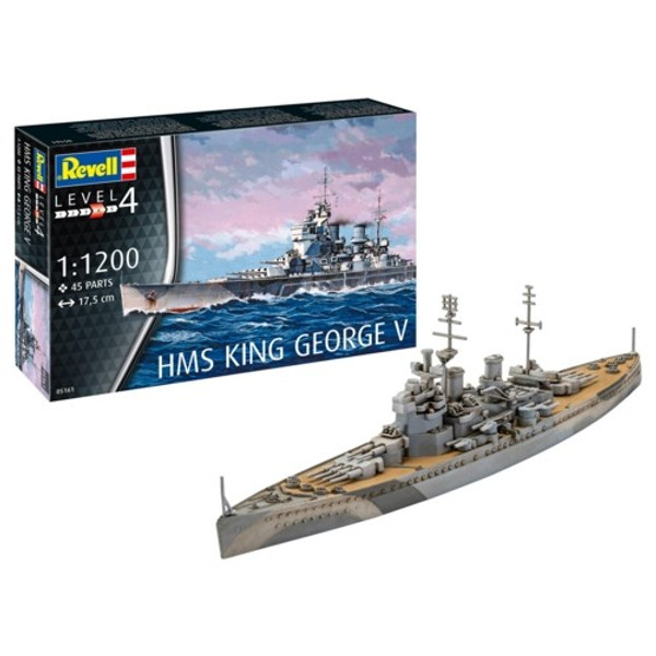 R05161 1/1200 HMS KING GEORGE V PLASTIC KIT