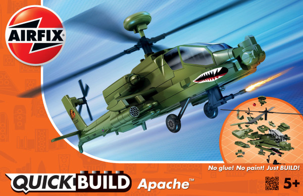 J6004 APACHE HELICOPTER QUICK BUILD PLASTIC KIT