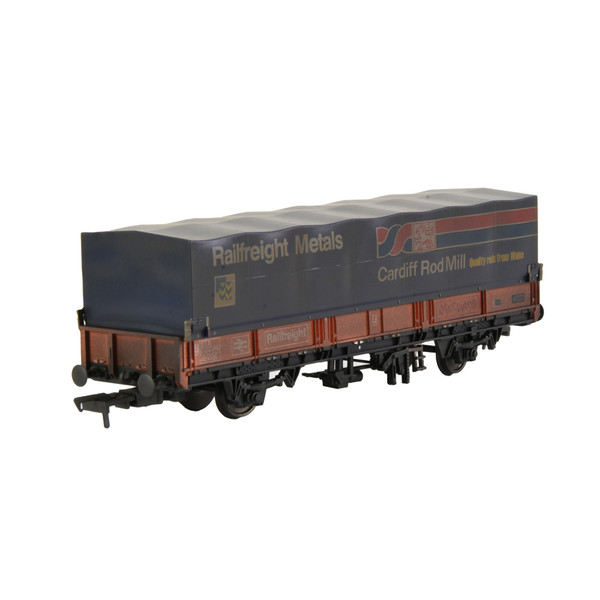 E87044 OO 461005 SEA BR RAILFREIGHT RED (CARDIFF ROD MILL) WEATHERED REVISED HOOD