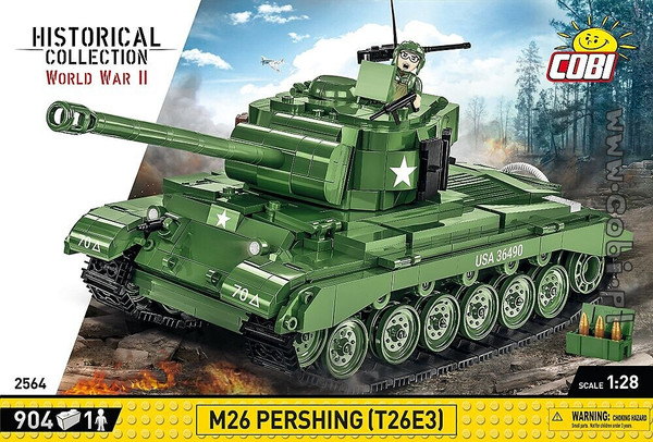 COBI-2564 1/28 PERSHING T26E3 (904 PIECES)