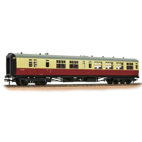 34-727 OO S4005 BULLEID BT SEMI OPEN 15" VENTS BR CRIMSON/CREAM