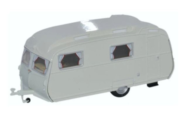 76CC001 OO CARLIGHT CONTINENTAL CARAVAN LIGHT GREY