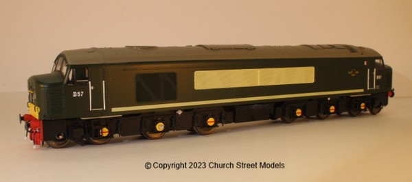 HN45101 OO D57 CLASS 45 BR GREEN LATE SMALL YELLOW