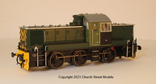 HN1414 OO 21 CLASS 14 EX BR GREEN WASP STRIPES S&L BUCKMINSTER