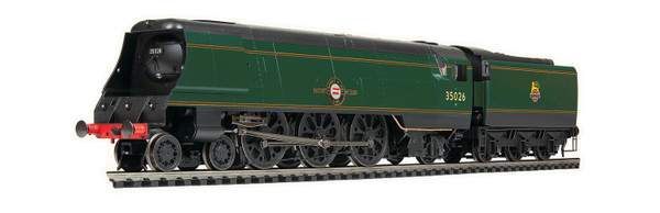 R30112 OO 35026 MERCHANT NAVY 4-6-2 HORNBY DUBLO BR GREEN LAMPORT & HOLT LINE