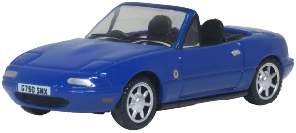 76MAZ003 OO MAZDA MX5 OPEN MARINER BLUE