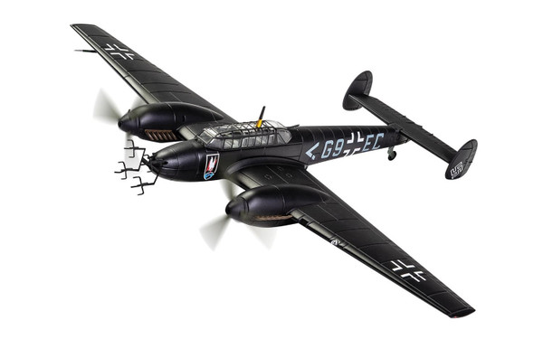 AA38508 1/72 MESSERSCHMITT BF110E G9-EC STAB II/ NJG 1 HOLLAND 1942