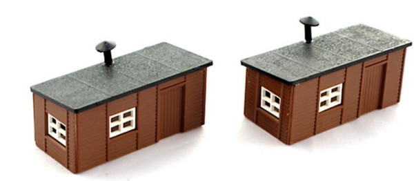 GMKD18 N 2 STATION YARD HUTS PLASTIC KIT