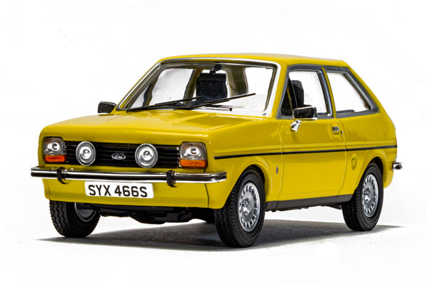 VA12513 1/43 FORD FIESTA MK1 1.1 GHIA SIGNAL YELLOW