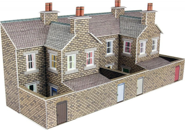 PN177 N LOW RELIEF STONE TERRACED HOUSE BACKS CARD KIT