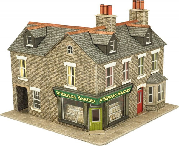 PO264 OO STONE CORNER SHOP CARD KIT