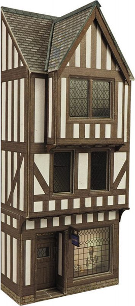 PO421 OO LOW RELIEF HALF TIMBERED SHOP FRONT CARD KIT