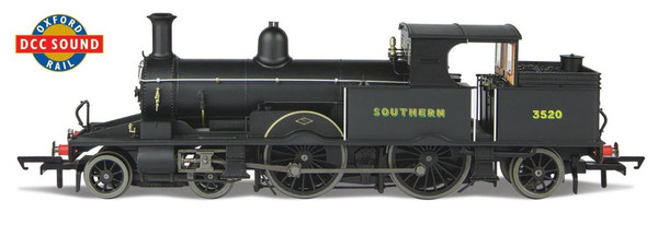 OR76AR007XS OO 3520 ADAMS RADIAL 4-4-2T SOUTHERN BLACK DIGITAL SOUND