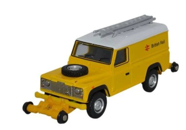 OR76ROR003B OO RAIL/ROAD DEFENDER BRITISH RAIL (YELLOW)