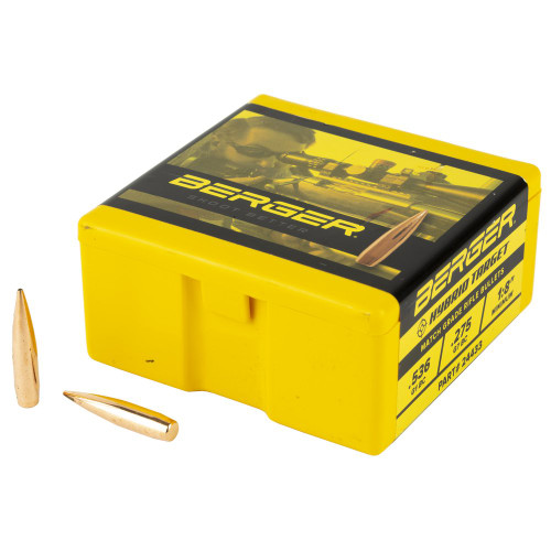 Berger Bullets Hybrid Target, 243 Diameter, 6MM/243 Winchester, 105 Grain, Boat Tail Hollow Point, 100 Count