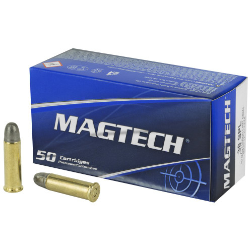 Magtech Sport Shooting - 38 Special, 158Gr, Lead Round Nose, 50-Round Box