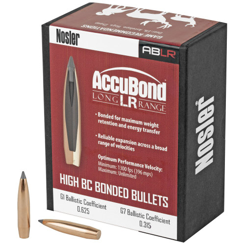 Nosler AccuBond Long Range - 6.5MM, .264, 100