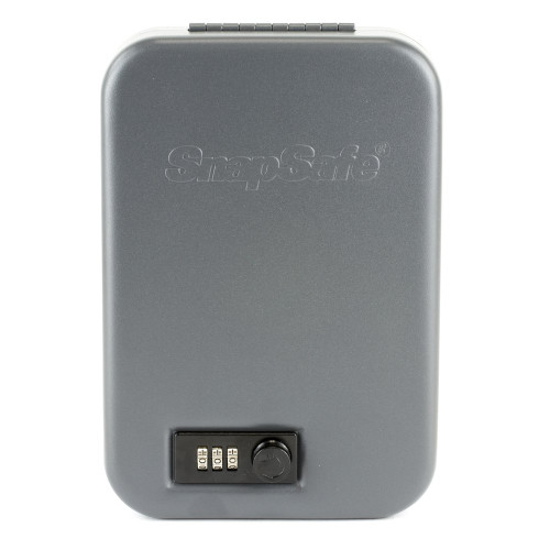 SnapSafe Lock Box - Safe, Large, Black, 9.5" x 6.5" x 1.75", Combination Lock