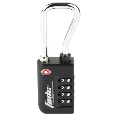 Firearm Safety Devices Corporation Resettable 4-Dial TSA Combinat - Lock, Black