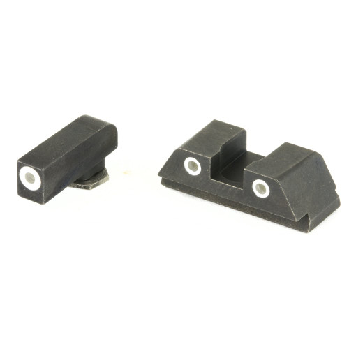 AmeriGlo Classic - Sight, Fits Glock 42/43, Green, White Outline