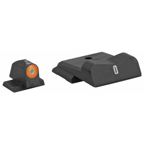 XS Sights Big Dot Tritium Front - Sight, S&W M&P Shield, Green with Orange Outline