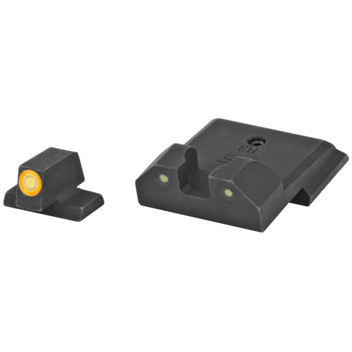 XS Sights R3D - S&W M&P M2.0 Shield, Orange Tritium Front Black Rear