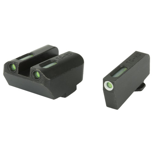TRUGLO Brite-Site - Sight, Fits Glock 17/17L/19/22/23/24/26/27/33/34/35/38/39, Green, Suppressor Height
