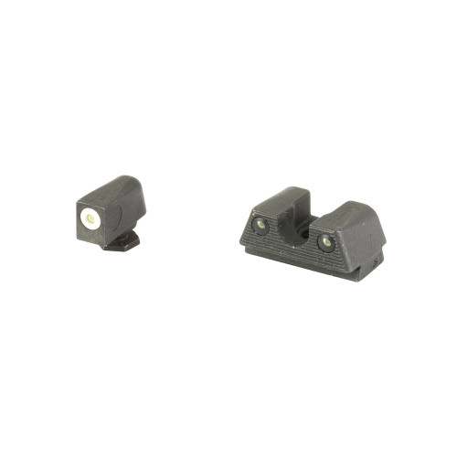 TRUGLO Tritium X - Sight, Fits Glock 42/43, White