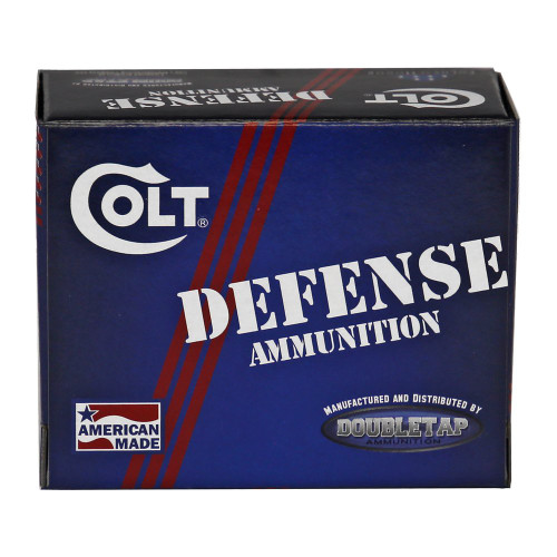 DoubleTap Ammunition Colt Defense - 9MM, 124Gr, Hollow Point, 20-Round Box