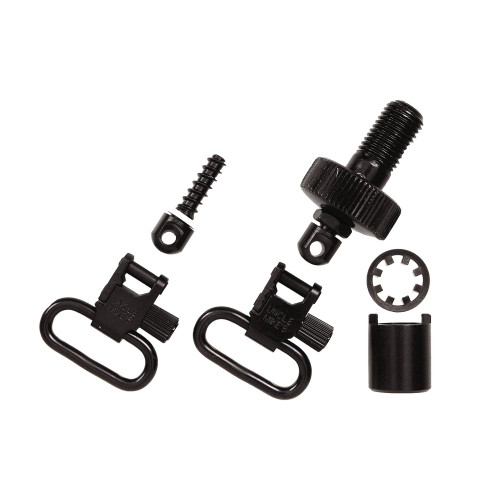 Uncle Mike's Quick Detach Mag Cap - Swivel, 1", Black
