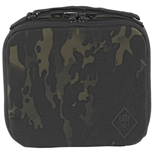 Grey Ghost Gear - Pistol Case, 9"x9.25"x2.75", 500 Denier Nylon, MultiCam Black