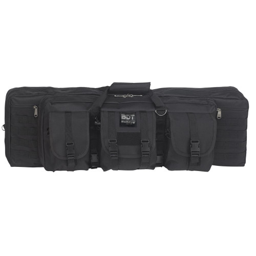 Bulldog Cases Deluxe Double Rifle - Rifle Case, 42", Nylon, Black