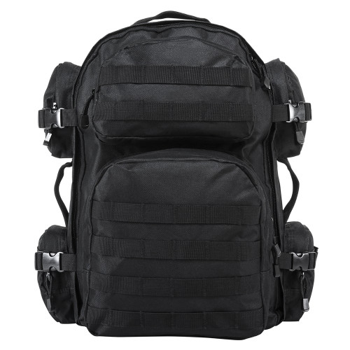 NcSTAR Tactical Backpack - Nylon, Black