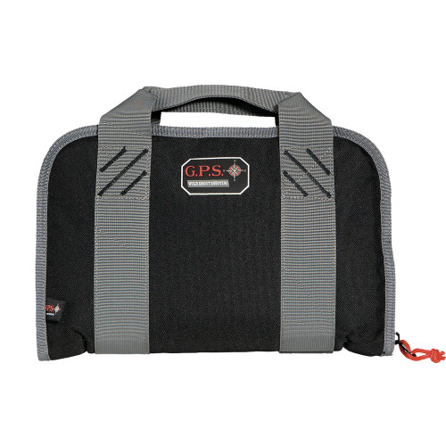 GPS Pistol Case, Black, Soft, Up To 2 Compact Pistols