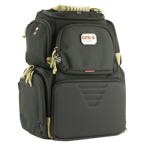 GPS Handgunner - Backpack, Nylon, Black, Tan