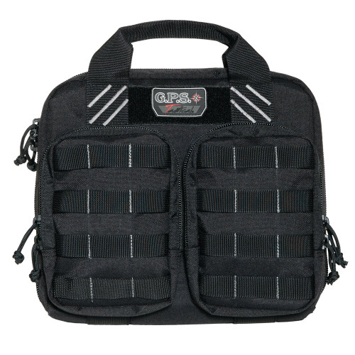 GPS Tactical - Range Bag, Up To 2 Pistols, Nylon, Black