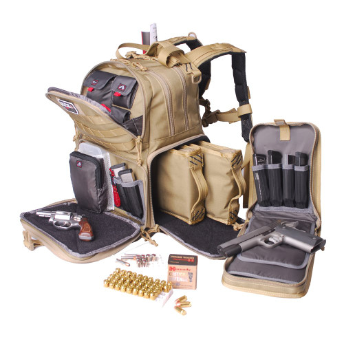 GPS Tactical - Backpack, Nylon, Tan
