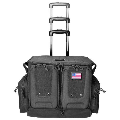 GPS Tactical - Range Bag, Up To 10 Pistols, Nylon, Black